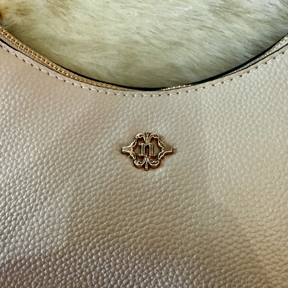 NWT Nanette Lepore blush beige Jorgette shoulder bag - Picture 2 of 13